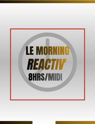 Le morning sur Reactiv Radio